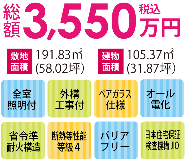 渡辺建設の【第2ともすタウン】洲本高校そば　新築分譲住宅　完成